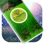 Logo of Greenery Clock Live Wallpaper android Application 